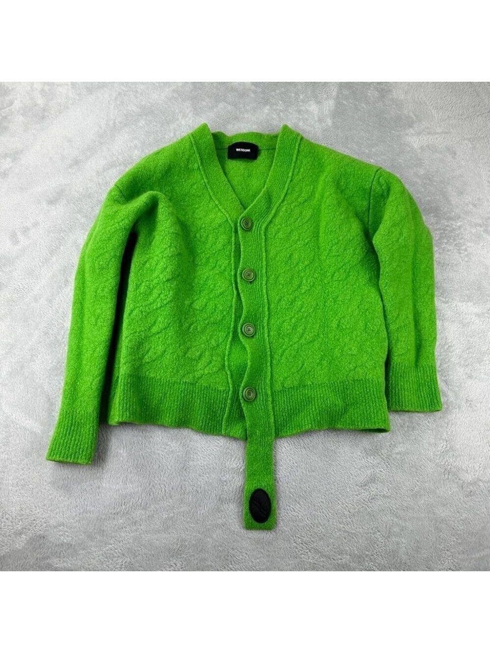 We11Done Logo Jacquard knit Cardigan Women’s Size Small